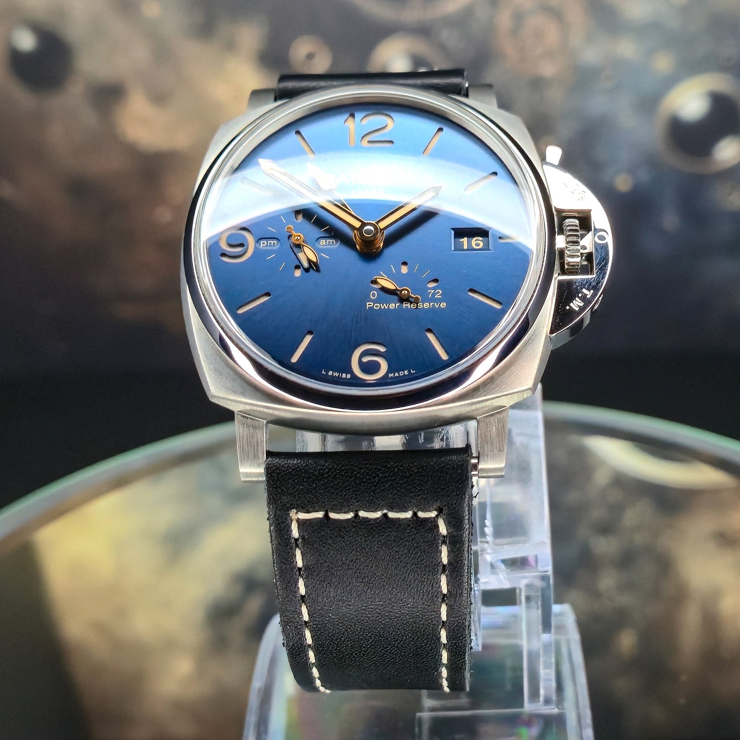 Panerai Luminor Due GMT Blue Dial 45mm Titanium, Date, Seconds, Automatic – BOX & PAPERS (PAM00964)