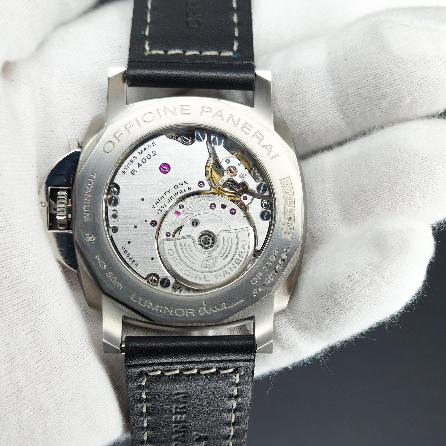 Panerai Luminor Due GMT Blue Dial 45mm Titanium, Date, Seconds, Automatic – BOX & PAPERS (PAM00964)