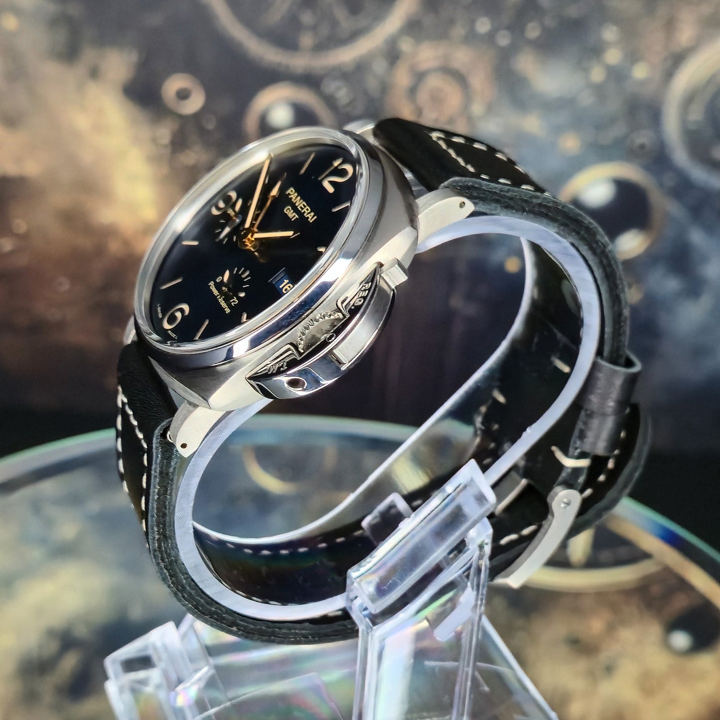 Panerai Luminor Due GMT Blue Dial 45mm Titanium, Date, Seconds, Automatic – BOX & PAPERS (PAM00964)