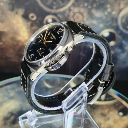 Panerai Luminor Due GMT Blue Dial 45mm Titanium, Date, Seconds, Automatic – BOX & PAPERS (PAM00964)