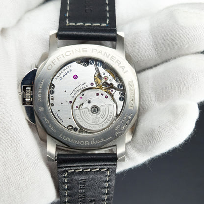 Panerai Luminor Due GMT Blue Dial 45mm Titanium, Date, Seconds, Automatic – BOX & PAPERS (PAM00964)